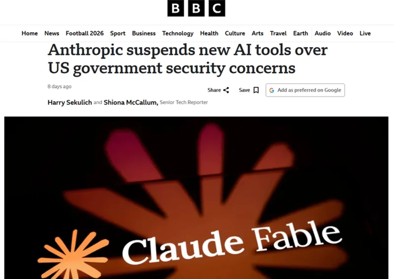 Anthropic suspends new AI tools over US government security concerns