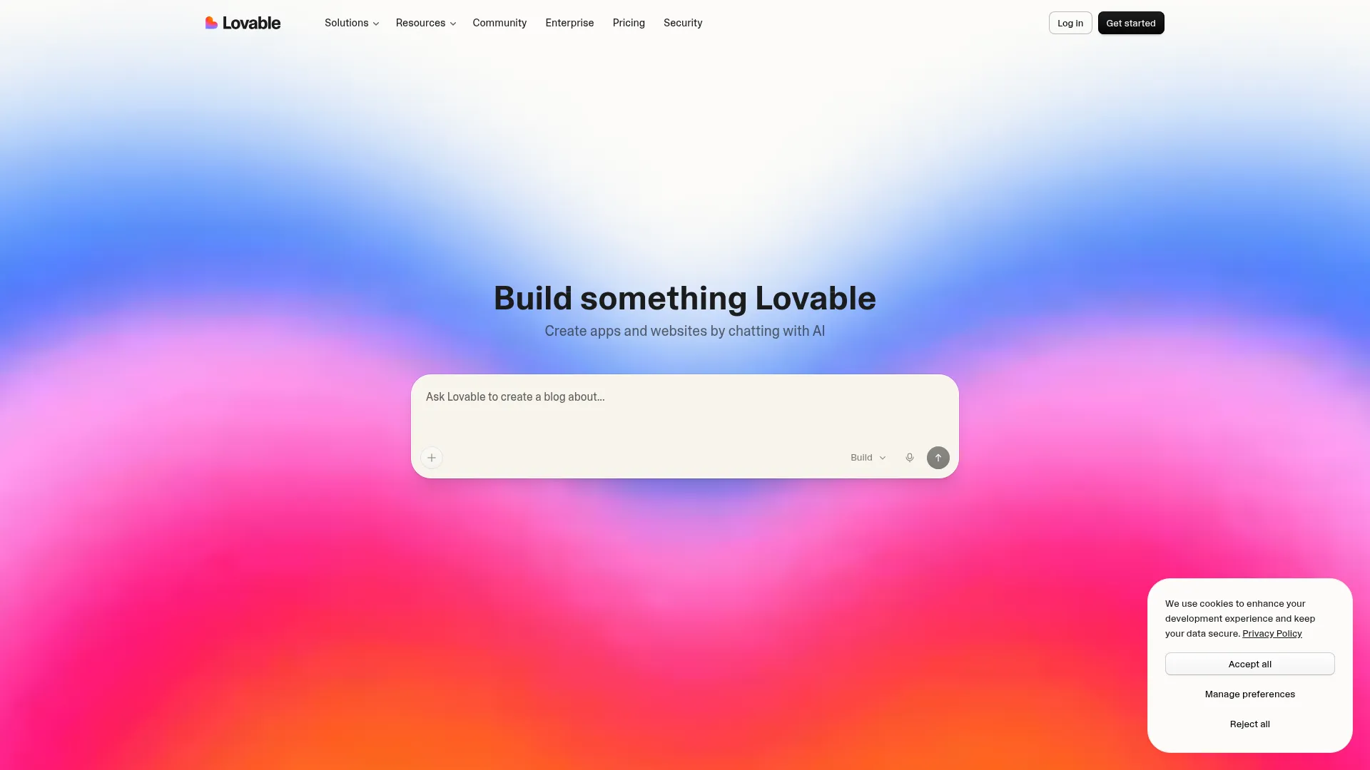 Lovable screenshot 1