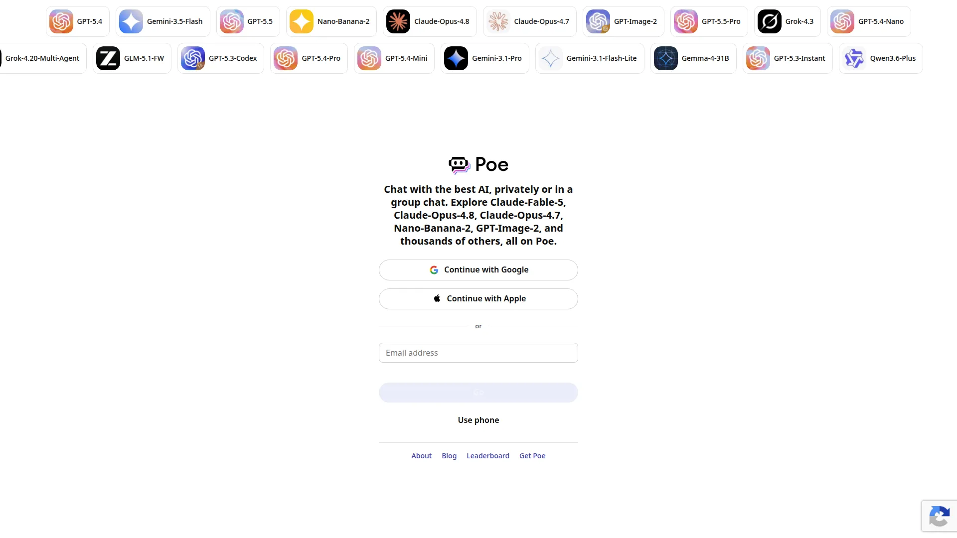 Poe screenshot 1