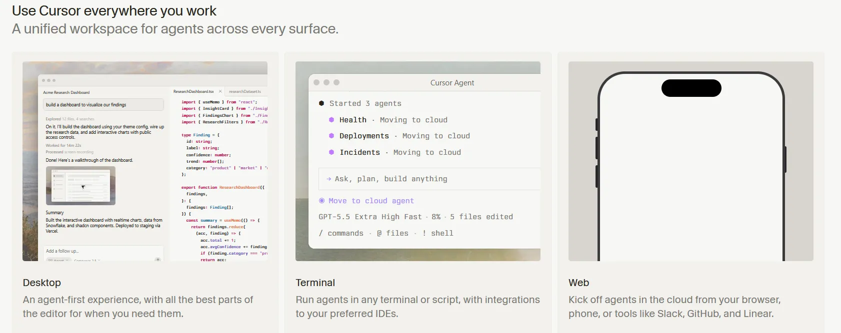 Cursor screenshot 1