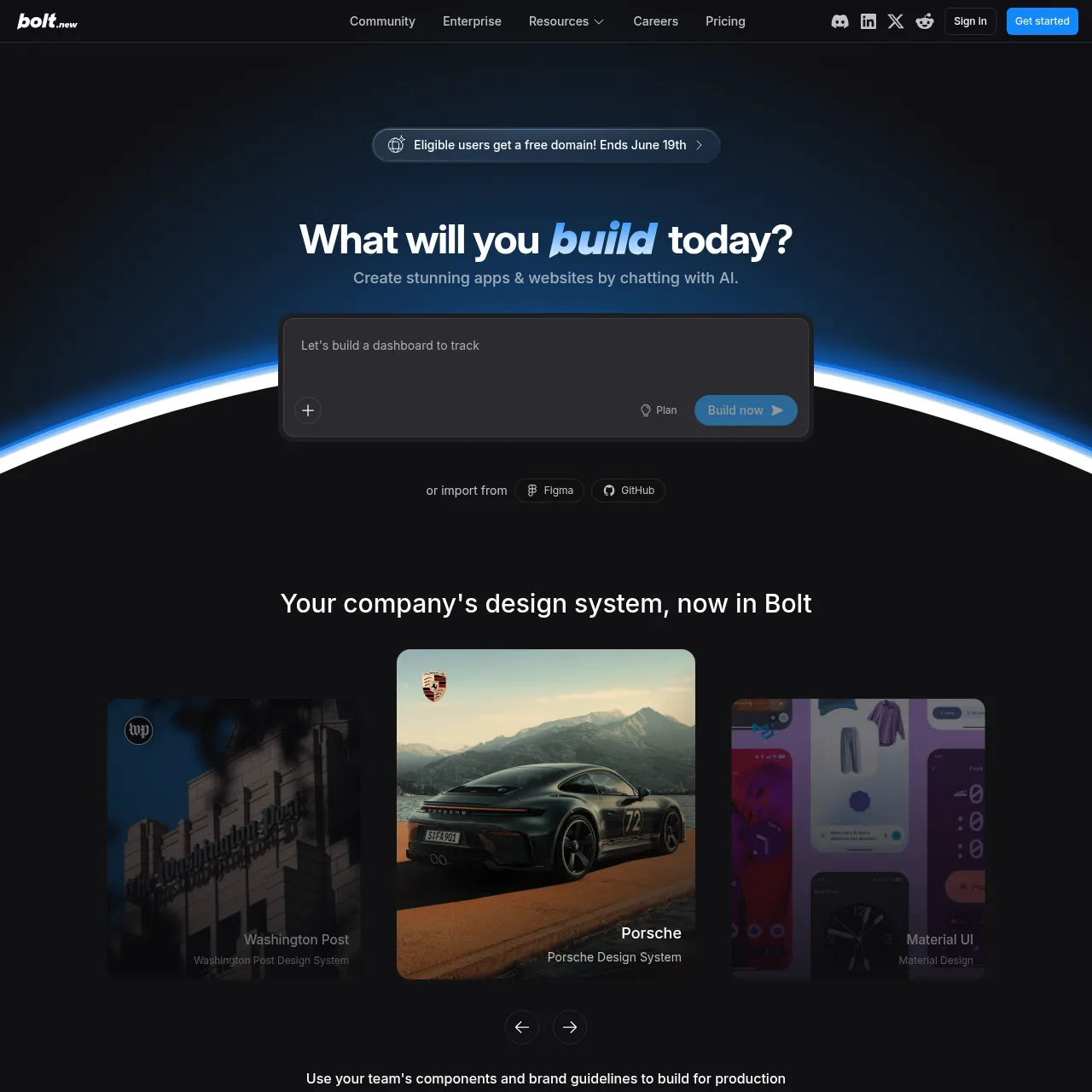 Bolt.new screenshot 1