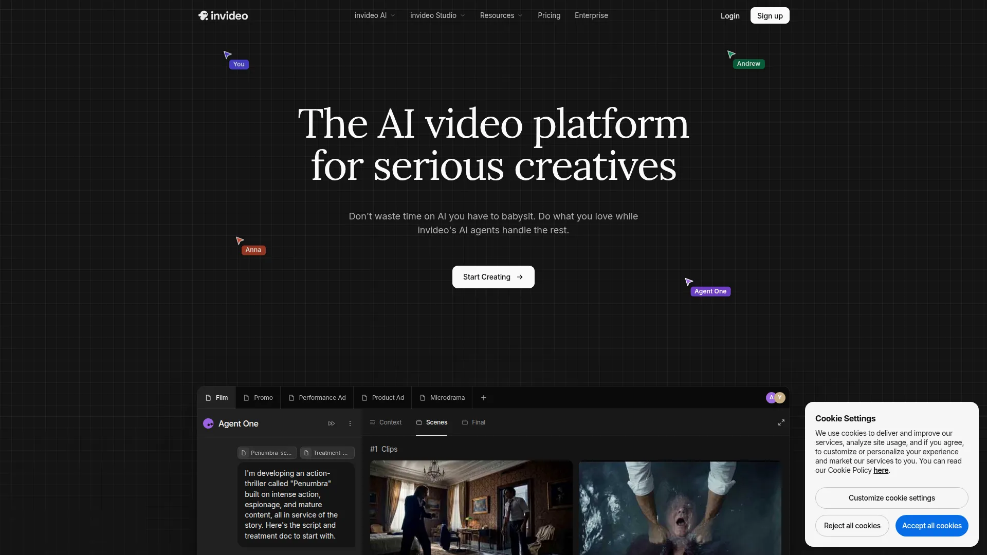 InVideo AI screenshot 1